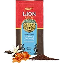 Amazon | ライオンコーヒー バニラマカダミア 粉 140g フレーバー